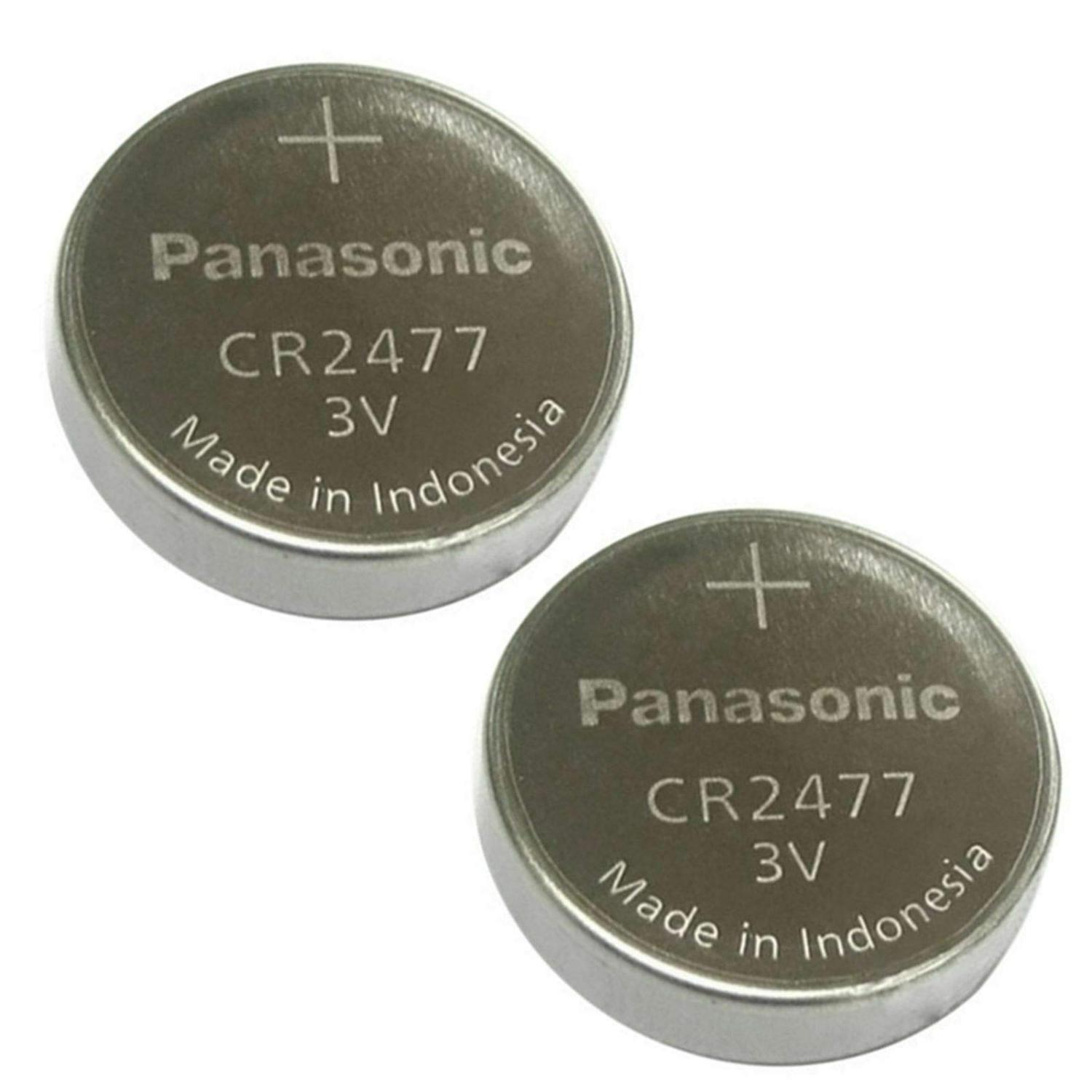 Panasonic CR2477 3V Lithium Cell Battery (Pack of 2) 2 Count (Pack of 1)