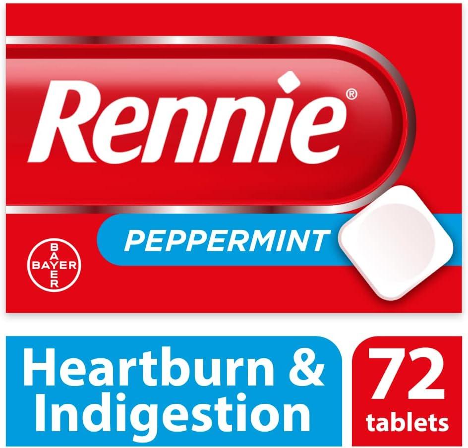 Rennie Peppermint Heartburn Tablets Heartburn Relief Indigestion