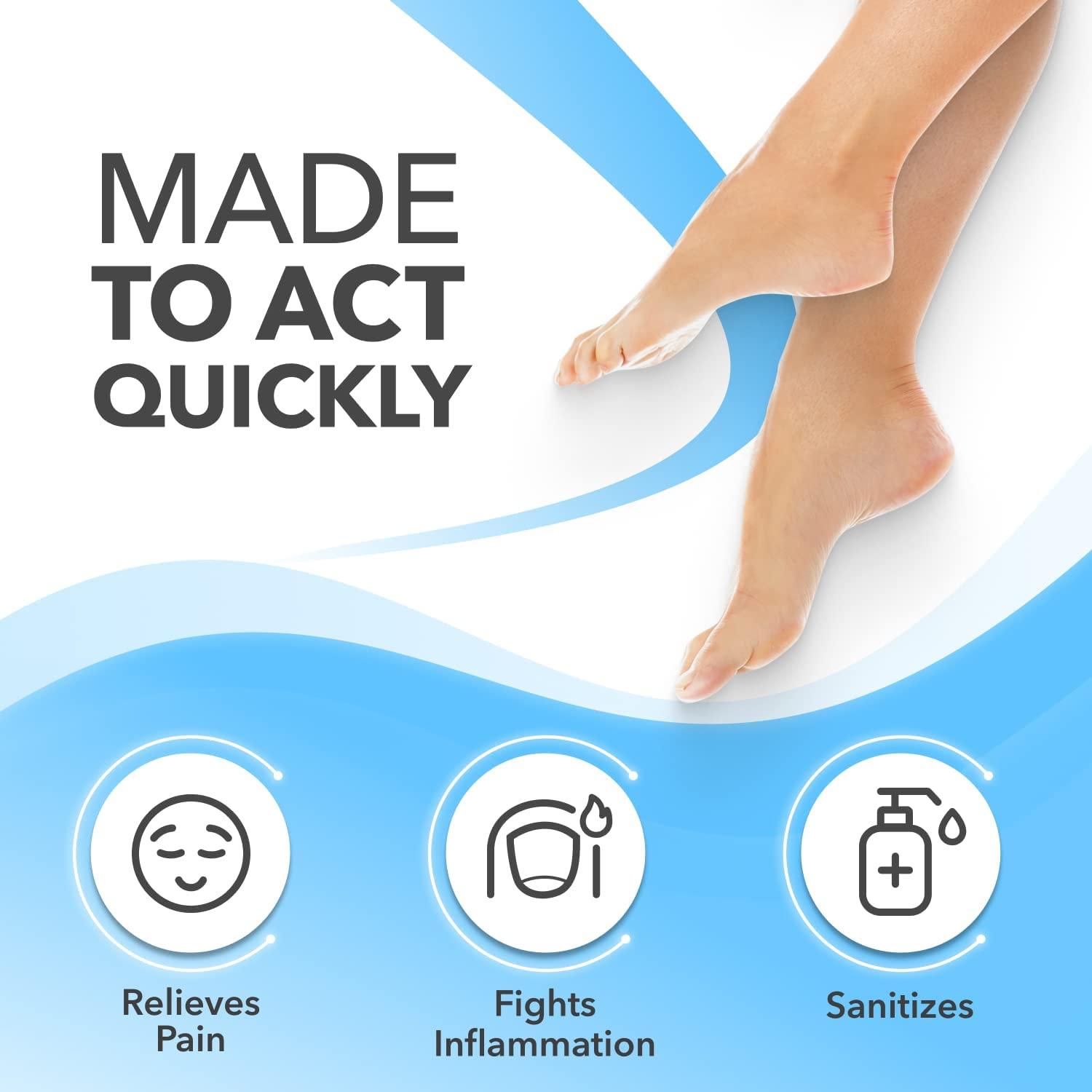 Dr. Krause Ingrown Toenail Treatment Kit Gel Toe Caps, File, Pain