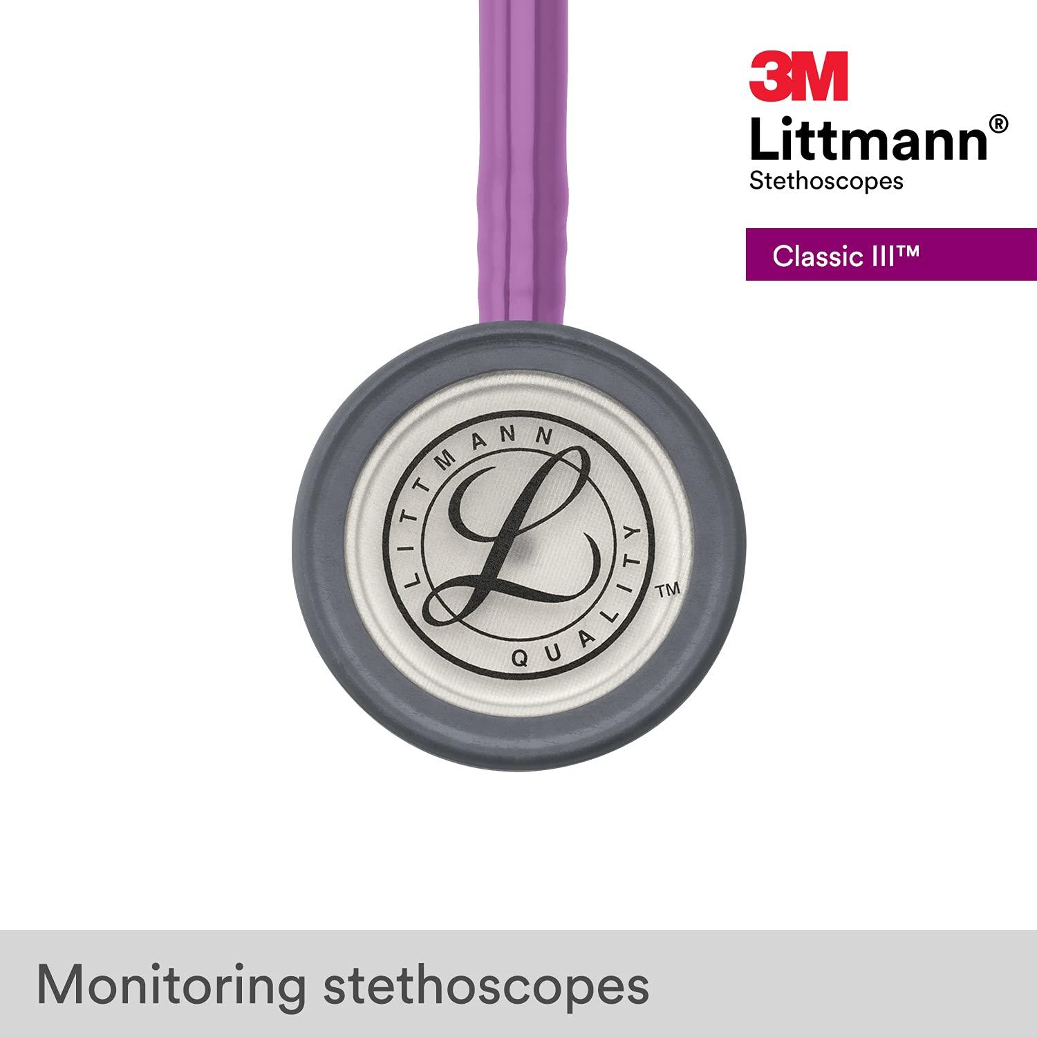 3M Littmann Classic III Monitoring Stethoscope Lavender Tube 27