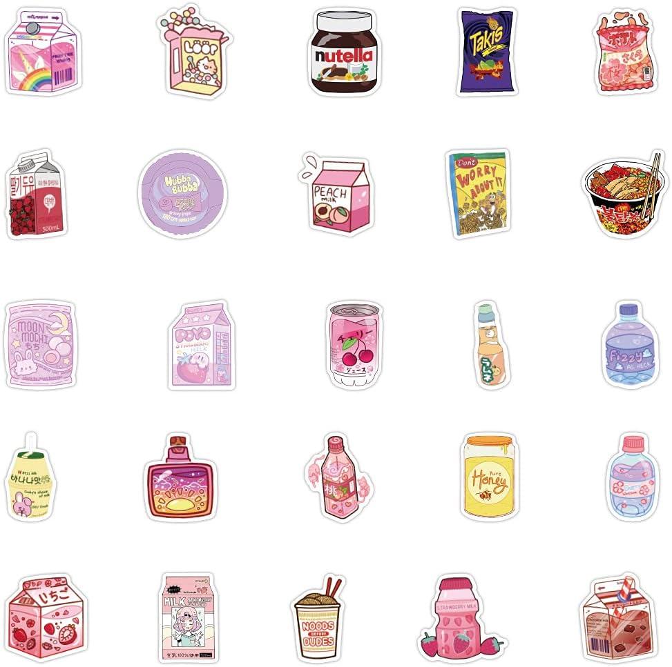 100pcs Cute Snack Stickers Food Stickers Drink Stickers Kawaii Small  Beverage Stickers Korean Stickers for Water Bottles Laptop Scrapbook Daily  Planner Food Stickers for Kids/Teens/Boys/Girls/Adults