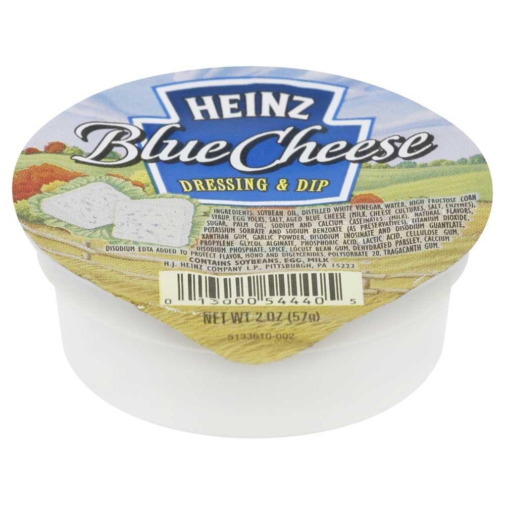 Heinz Blue Cheese Dressing & Dip 60 ct Pack, 2 oz Single Serve