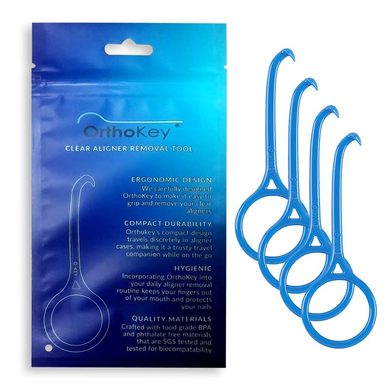 OrthoKey Clear Aligner Removal Tool Grabber for Invisible Braces