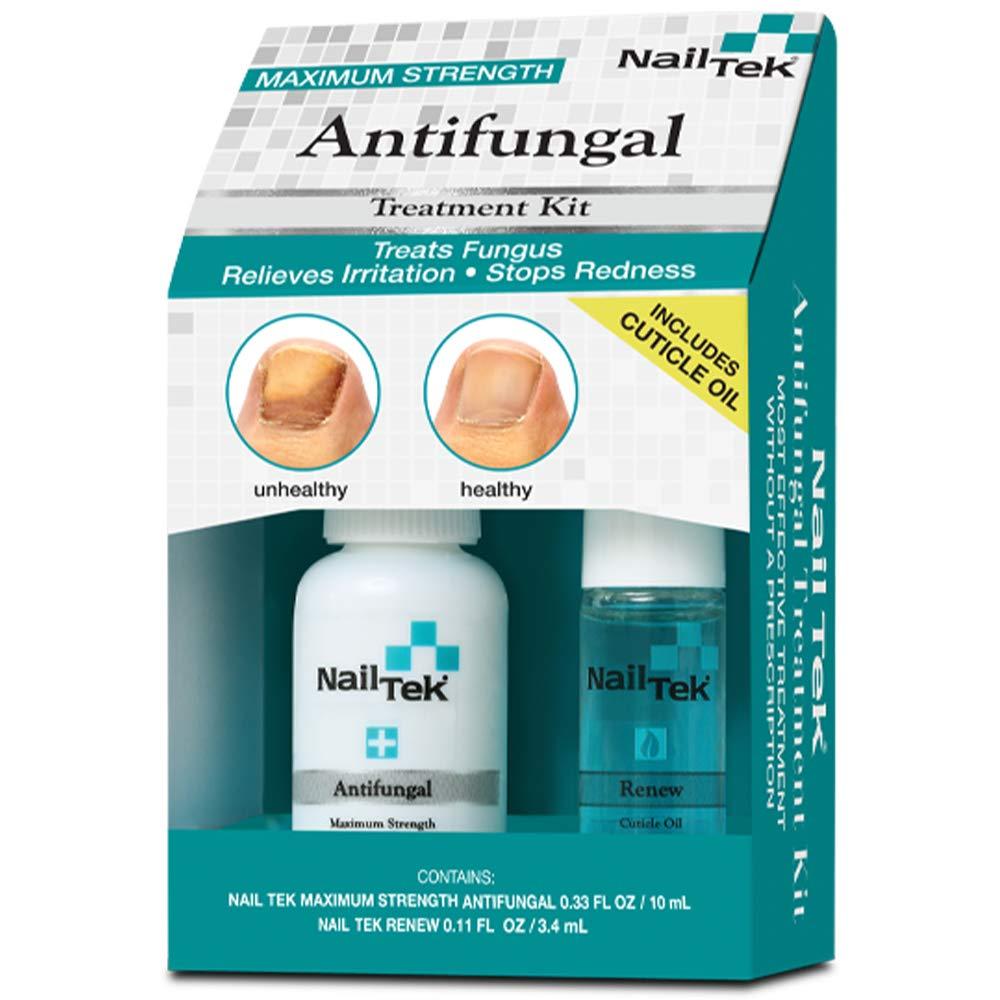 Nail Tek Anti Fungal Kit Anti Fungal + Travel Size Renew Treats Finger