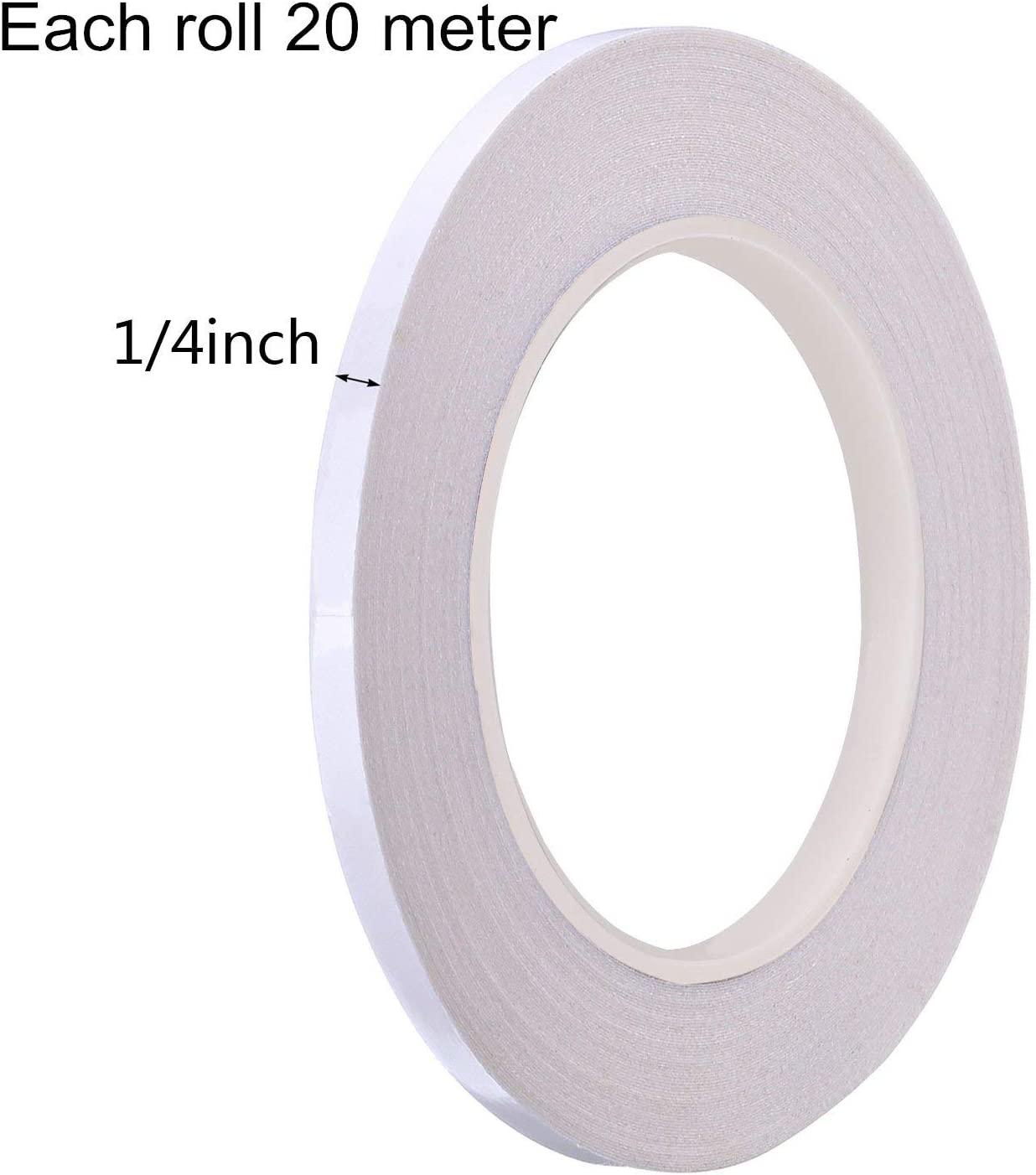 Hotop 1/4 Inch Quilting Sewing Tape Wash Away Tape, Each 22 Yard