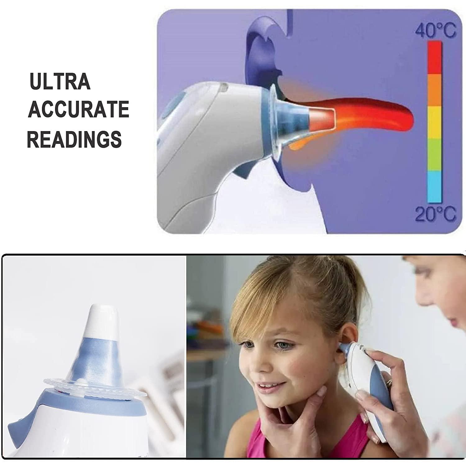 100pcsDisposable Thermometers Probe Covers, Soft Ergonomic Earmuffs