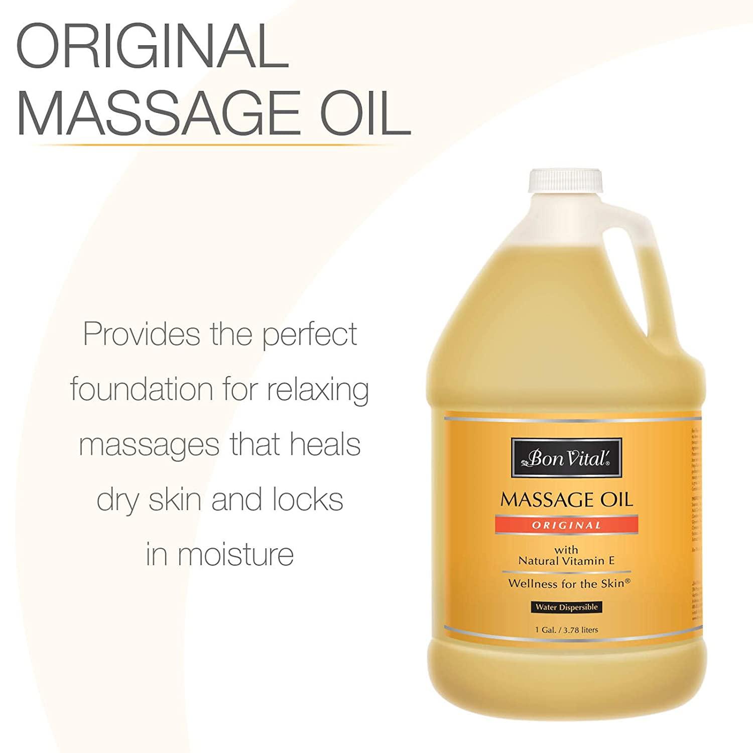 Bon Vital' Original Massage Oil for a Versatile Massage Foundation to