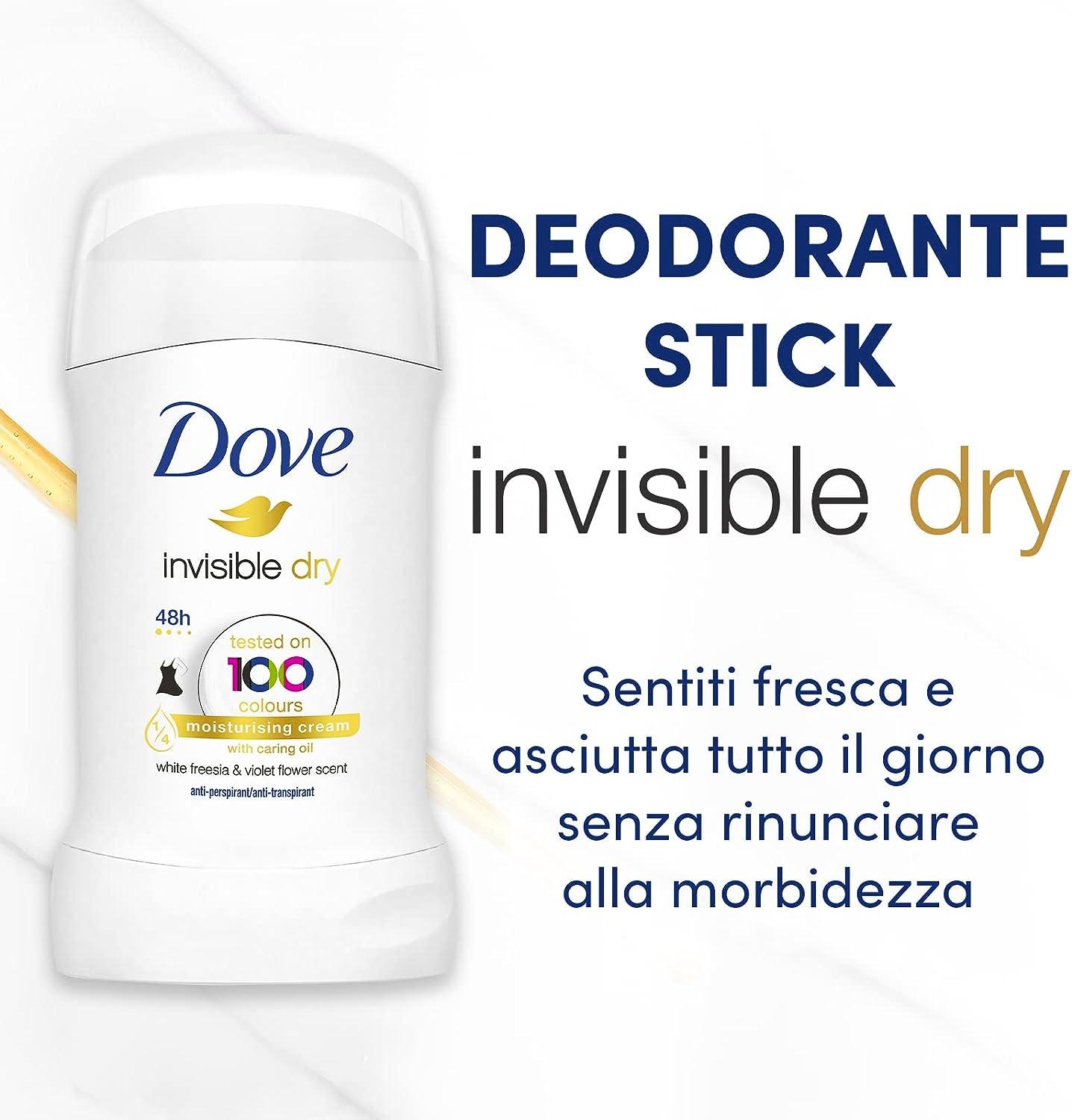 Dove Invisible Dry Stick AntiPerspirant Deodorant 40ml