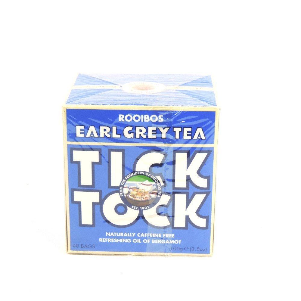 Tick Tock Earl Grey Rooibos Tea 40 bags x 4