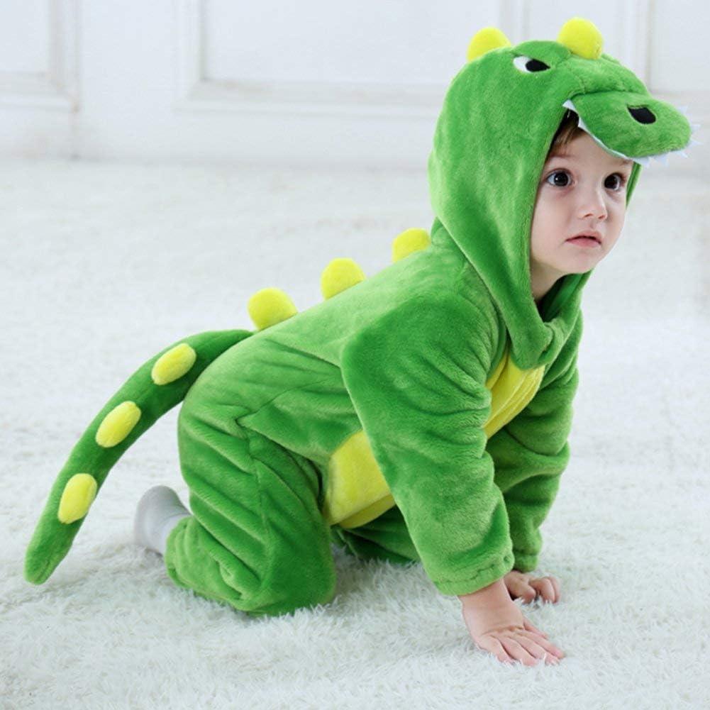 LOLANTA Unisex Baby Dinosaur Dragon Costume 15-18 Months Green | Toddler Hooded Animal Romper LOLANTA Unisex Baby Dinosaur Dragon Costume 15-18 Months Green | Toddler Hooded Animal Romper