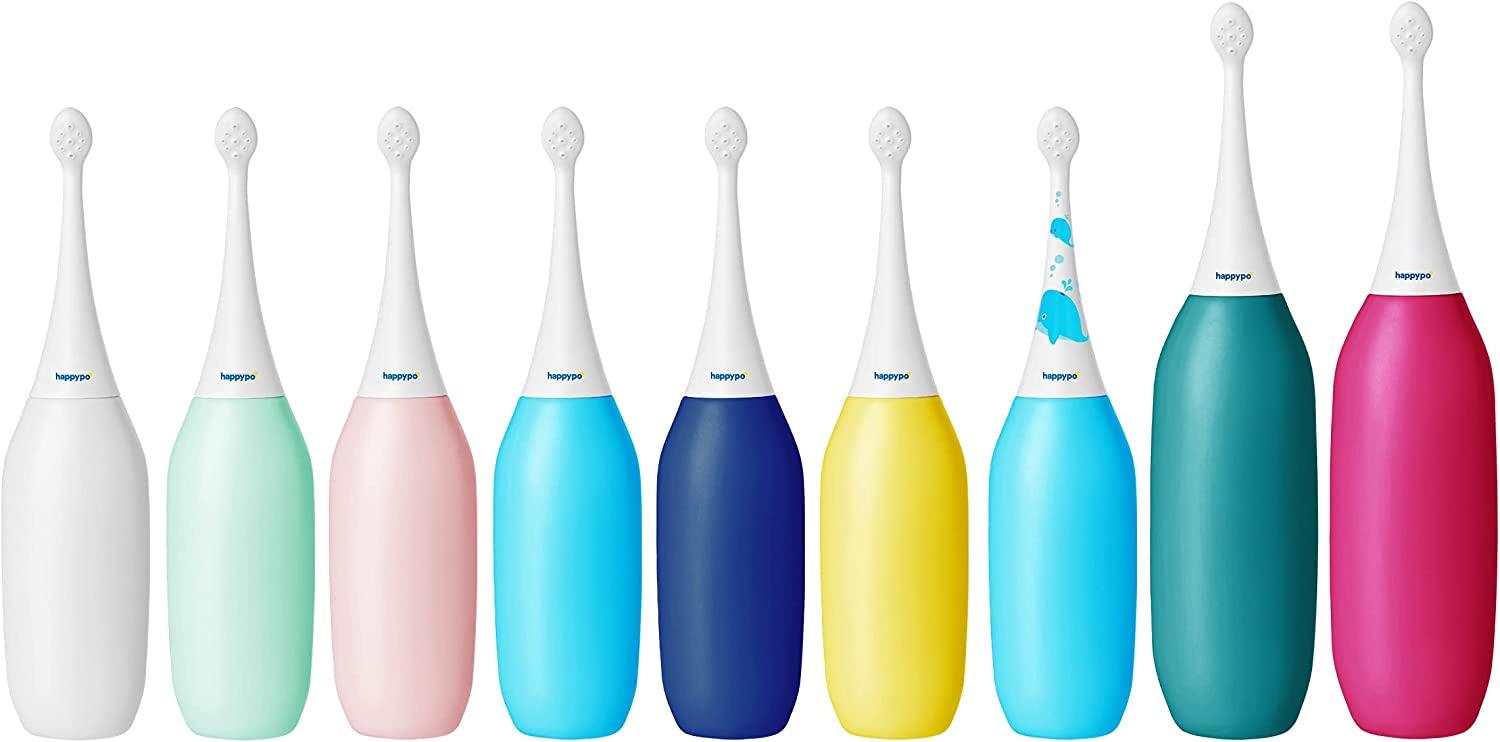 The Original HAPPYPO Butt Shower (Color Dark Blue) l Portable Bidet with Travel Bag l Known