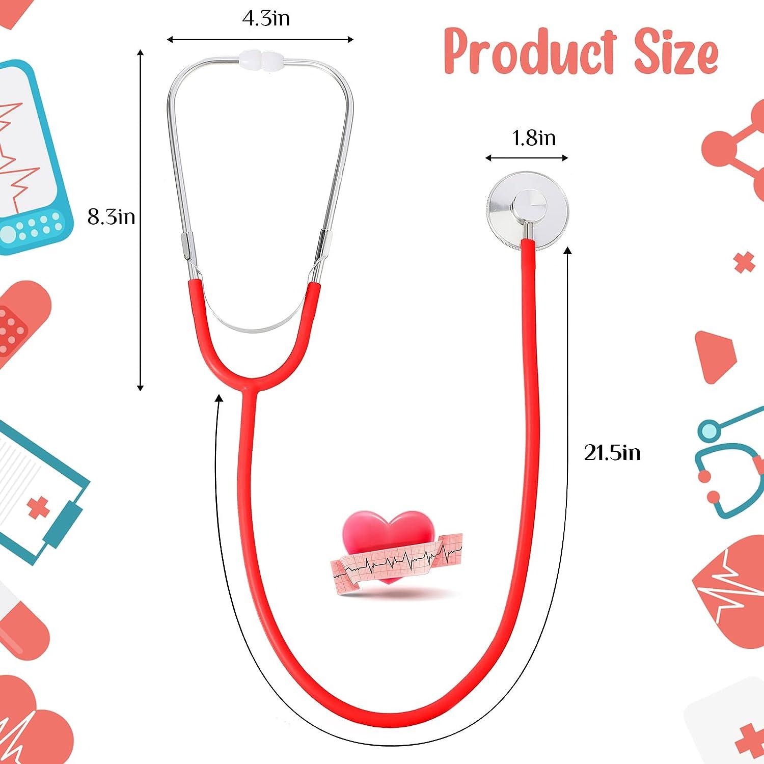 Kids Stethoscope Toy Set 20 Pcs Real Working Stethoscope for Children