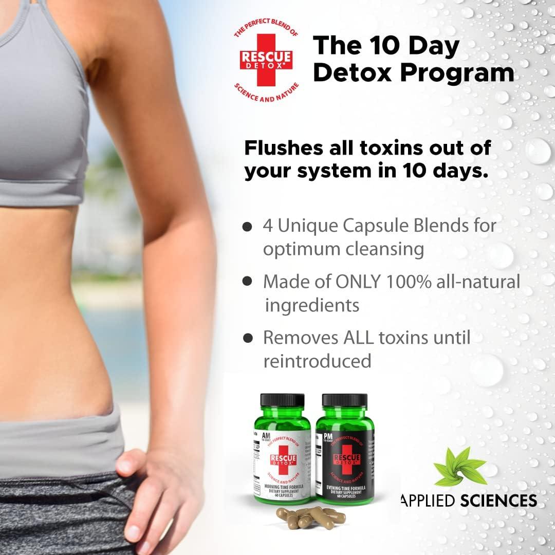 Rescue Detox 10 Day Detox Comprehensive Cleansing Program with