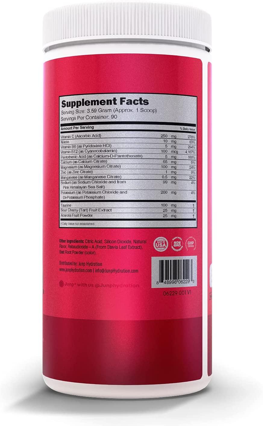 JUNP Hydration Electrolyte Powder Zero Calories, Sugar & Carbs