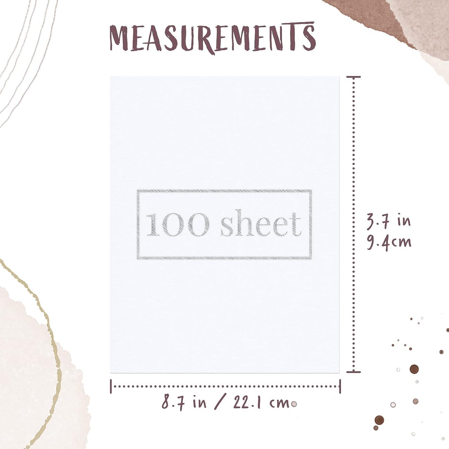 100 Sheet A4 Translucent Trace Paper 8 x 12 93 GSM, White