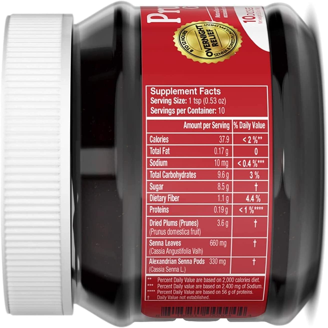 Prunelax Ciruelax Natural Laxative Jam 5.3 oz Occasional Constipation