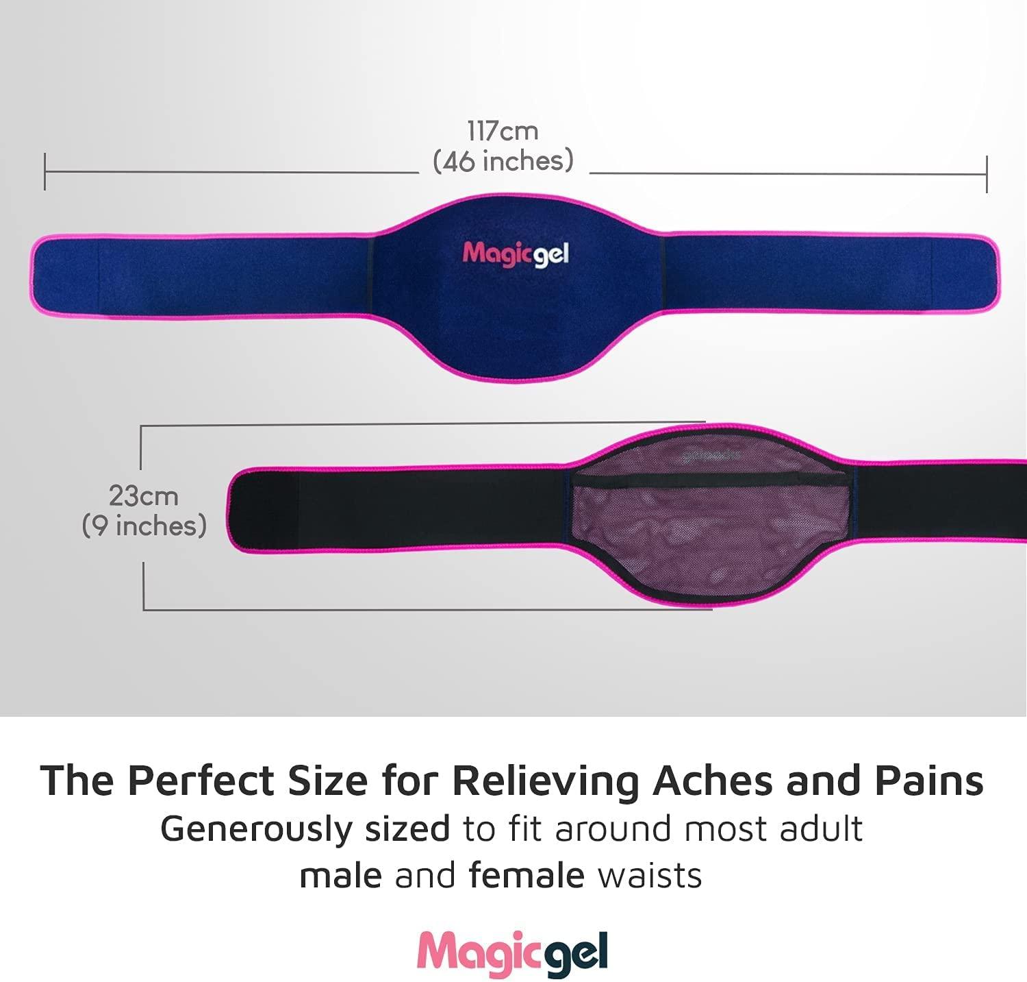 Magic Gel Back Pain Relief Gel Pack Hot/Cold Ice Packs for Lower