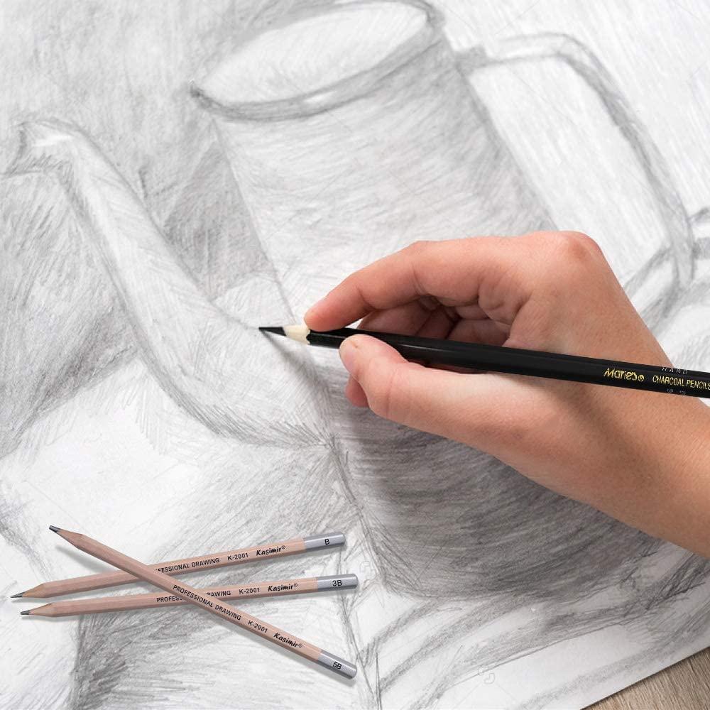 Complete Set Drawing Pencil, Graphite Sketching Art Set