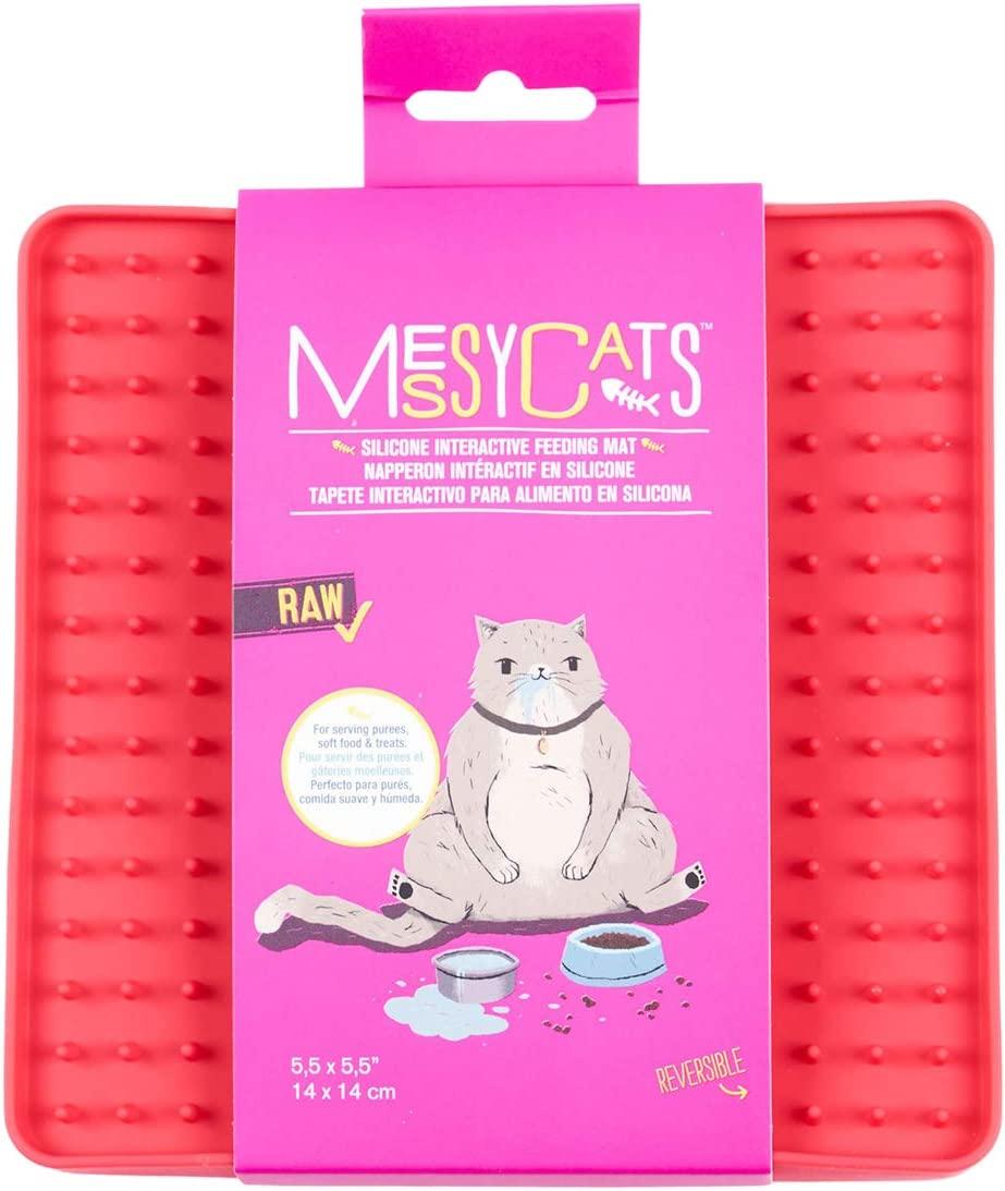 Silicone Reversible Interactive Feeding Mat Messy Mutts Cats - Main Image