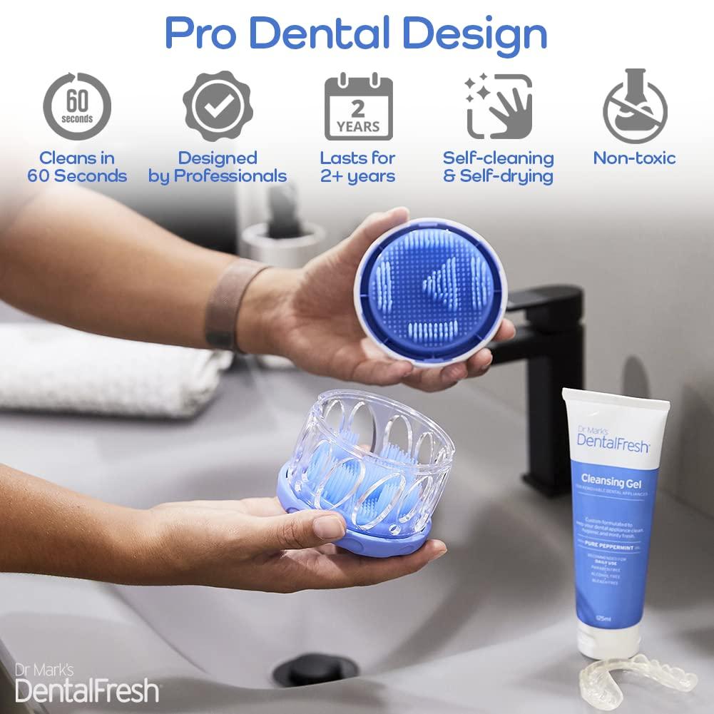 Dr Mark s HyGenie Denture Cleaning Tool Brush Cleaner for Overnight