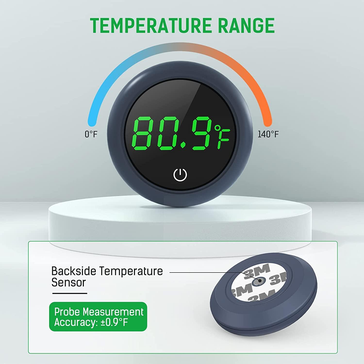 Aquarium Thermometer Digital, PAIZOO Fish Tank Thermometer Accurate LED  Display to 0.9F Tank Thermometer Aquarium Temperature Measurement Suitable  for Fish, Axolotl, Turtle or Aquatic
