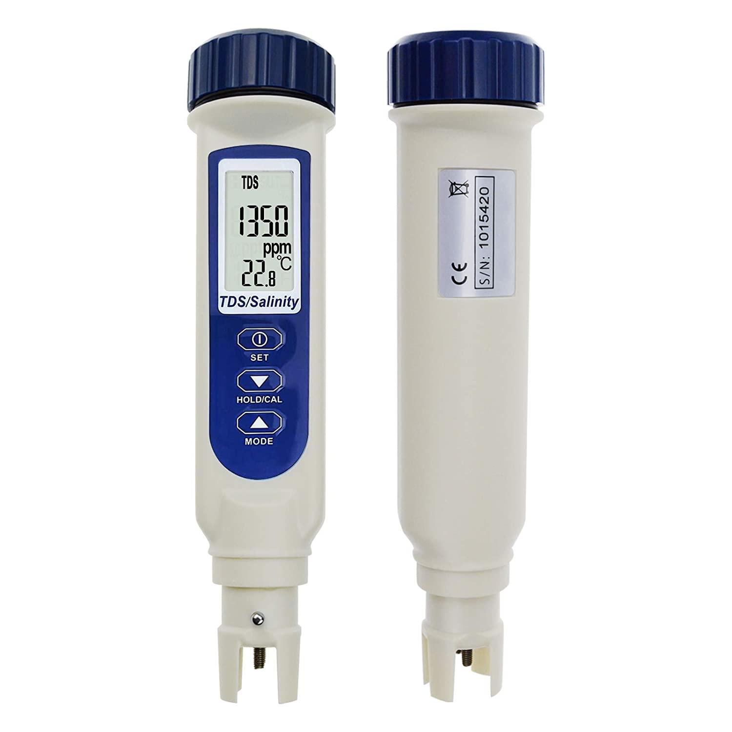 Salinity Tester High Accuracy Salinity Meter with Automatic Calibration