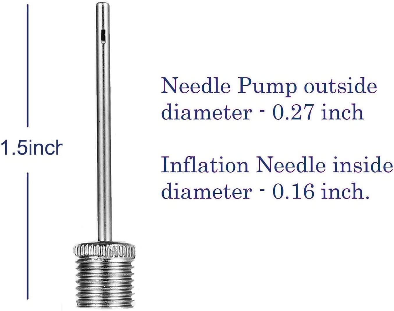 TONUNI Air Pump Needle, DualPort Inflation Needles,Pump Needle for