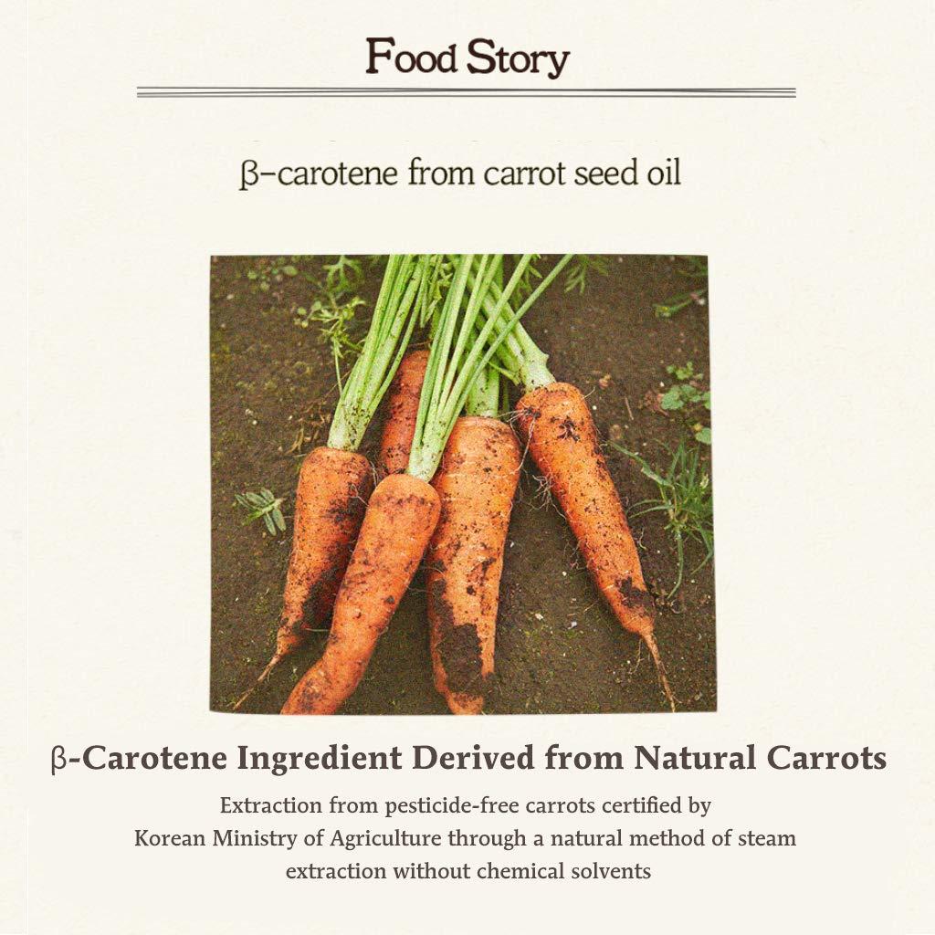 SKINFOOD Carrot Carotene Calming Water Pad 250g Redness Relief 60 Sheets