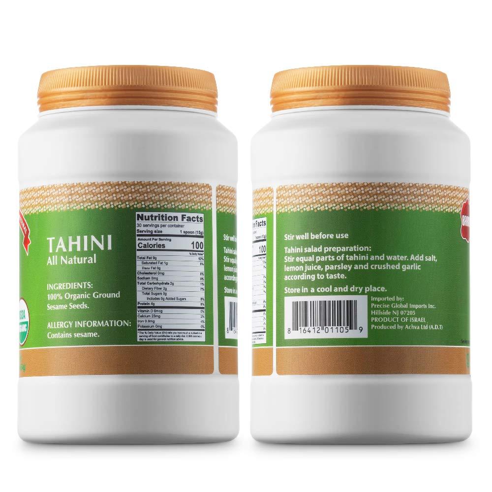 Baronâ€™s Organic Tahini Pure Sesame Paste for Hummus & Dressings 2