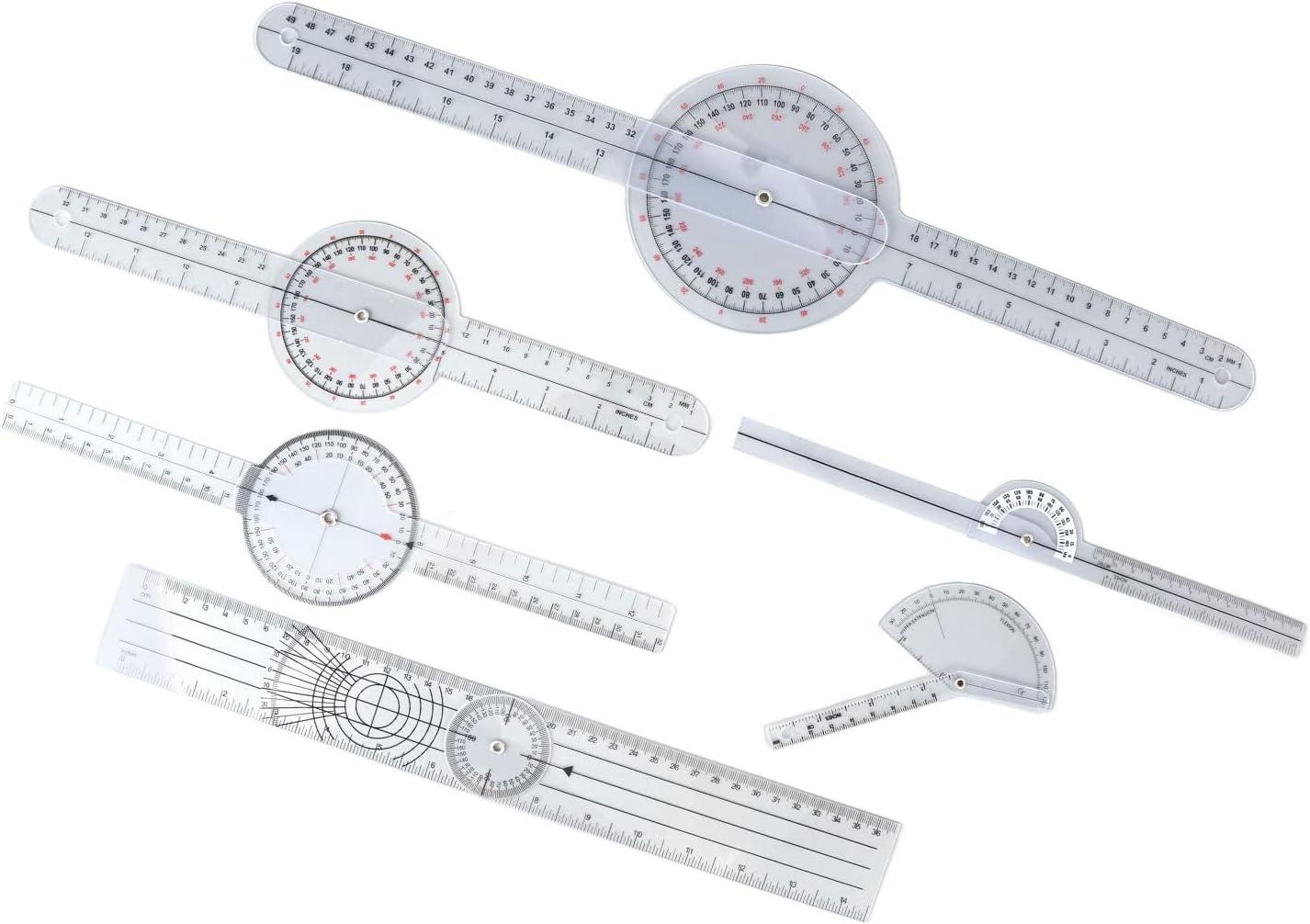 Finger Goniometer PVC Durable Physical Goniometer Light Weight