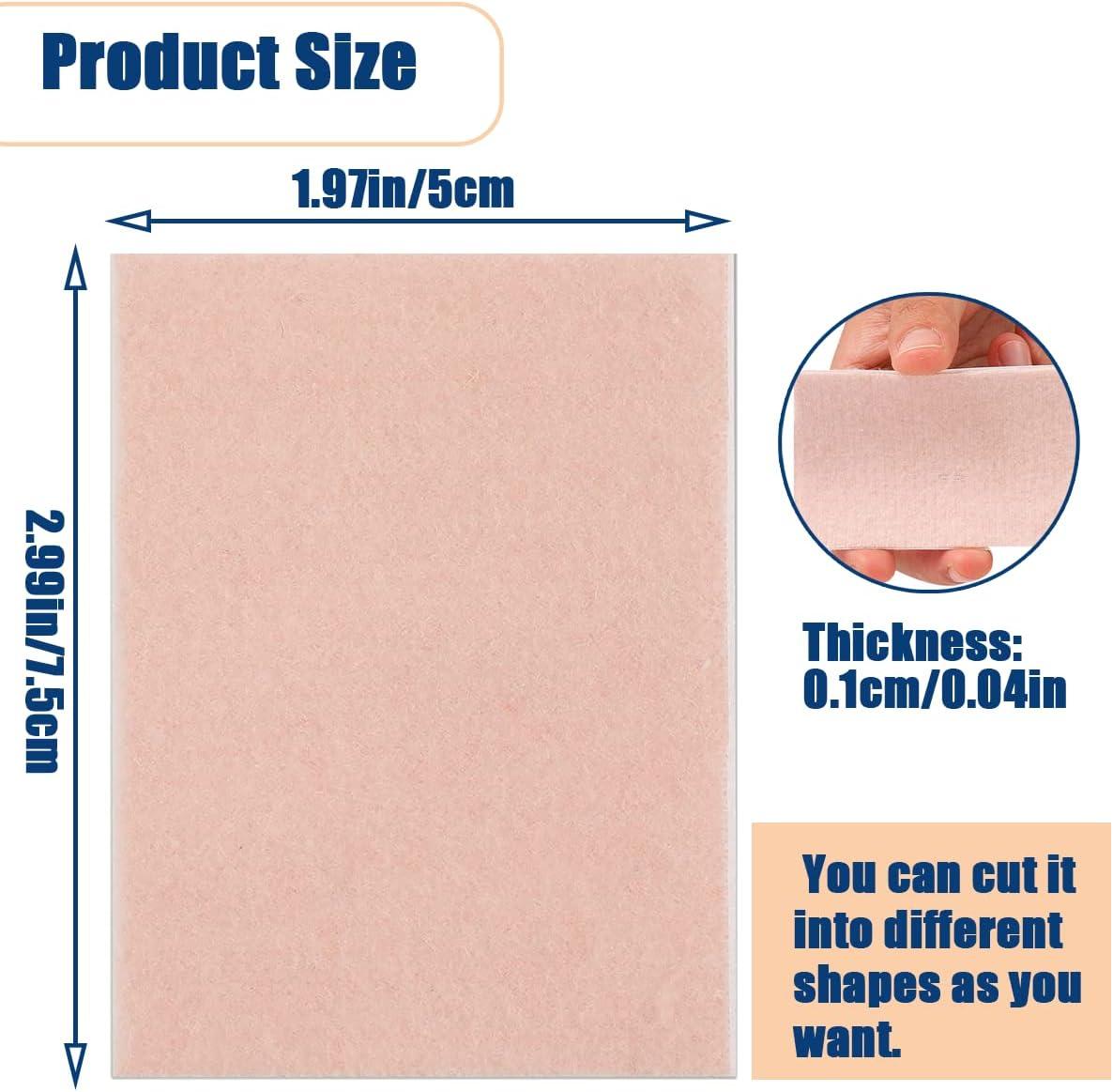 20 Sheets Moleskin Tape Blister Prevention Padding for Feet Reduce