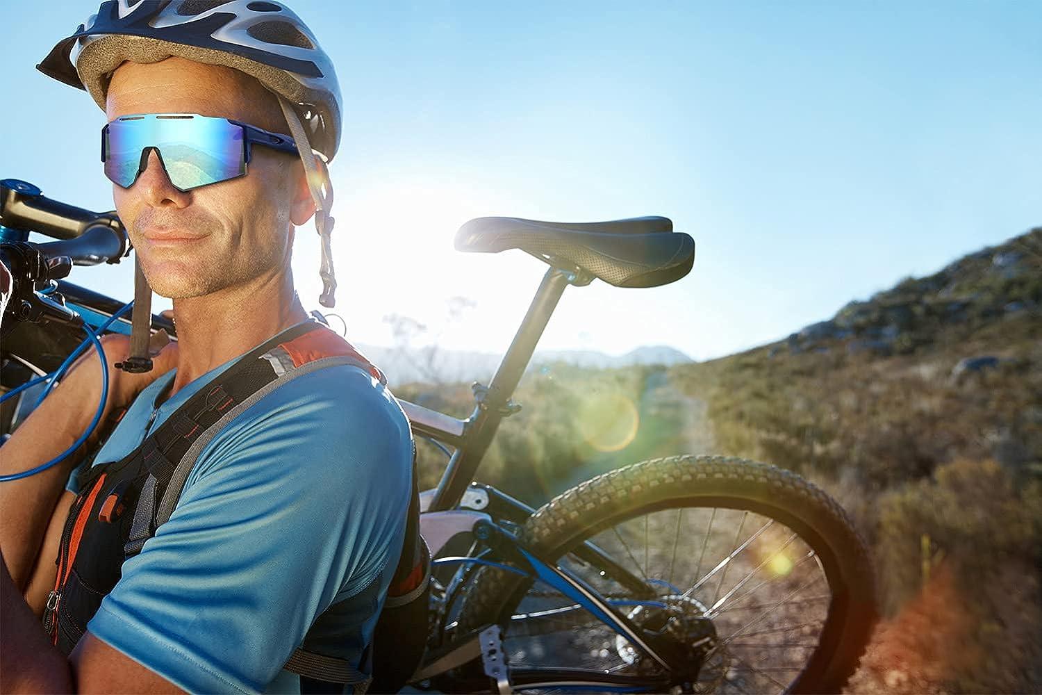 EXP VISION Polarized Cycling Glasses, UV 400 Sports Sunglasses