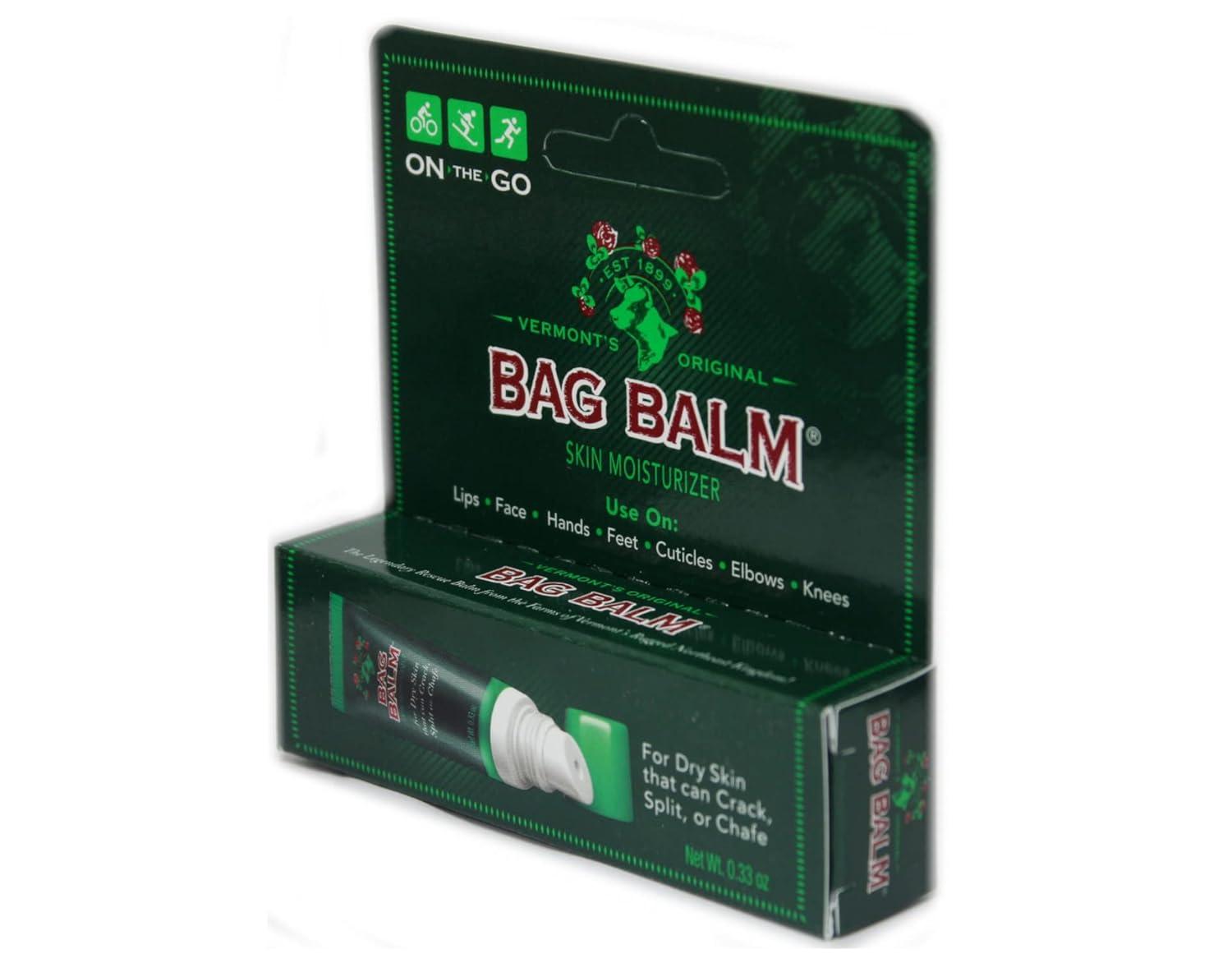 Bag Balm Original On-the-Go Lip Balm Tubes for Chapped Lips Dry