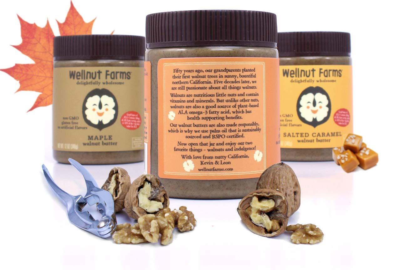 Wellnut Farms Walnut Butter All Natural Walnut Butter Spread Plant Based Omega 3 Nut Butter