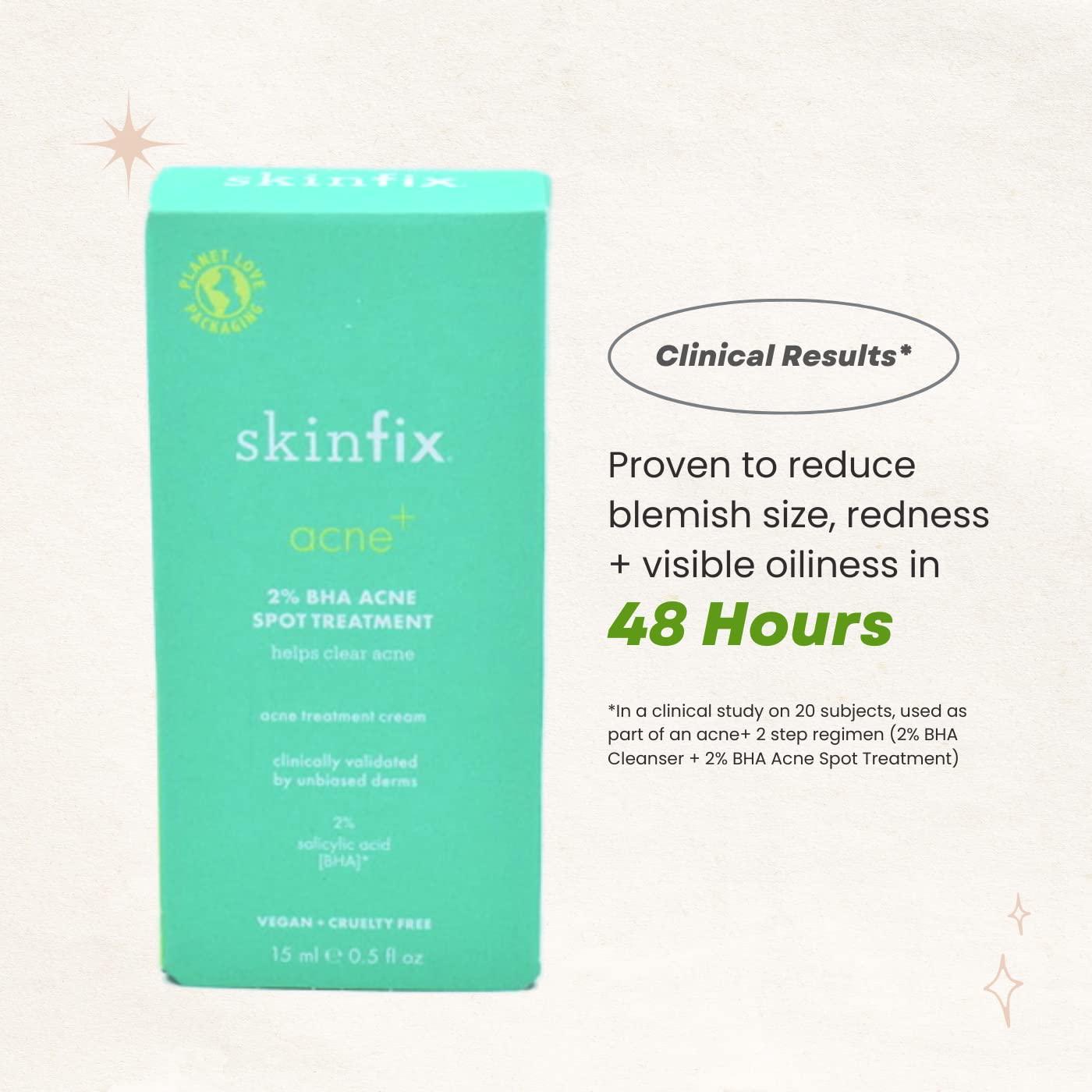 Skinfix Acne+ 2 BHA and Azelaic Acid Spot Treatment Clear Acne Fast
