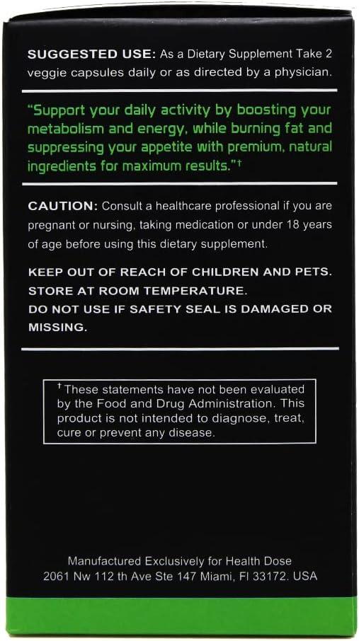 Natural Weight Management Supplement with Green Tea, L-Carnitine, Garcinia  Cambogia & Apple Cider Vinegar - 120 Capsules | Buy Now with Express  International Delivery