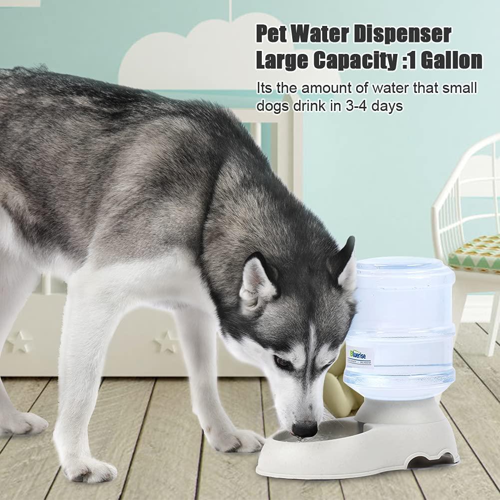 BLUERISE Dog Water Bowl Dispenser 100% BPA-Free Automatic Dog Feeder  Gravity Refill Easily Clean Self Feeding Cat Water Dispenser for Small  Large Pets Puppy Kitten Rabbit Bunny