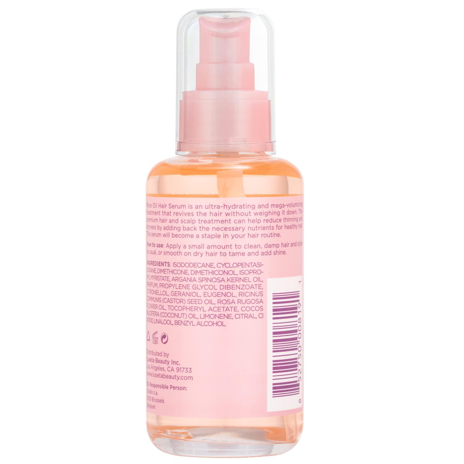 Luseta Rose Oil Hair Oil Moisturizing, Hydrating & Nourishing Serum for