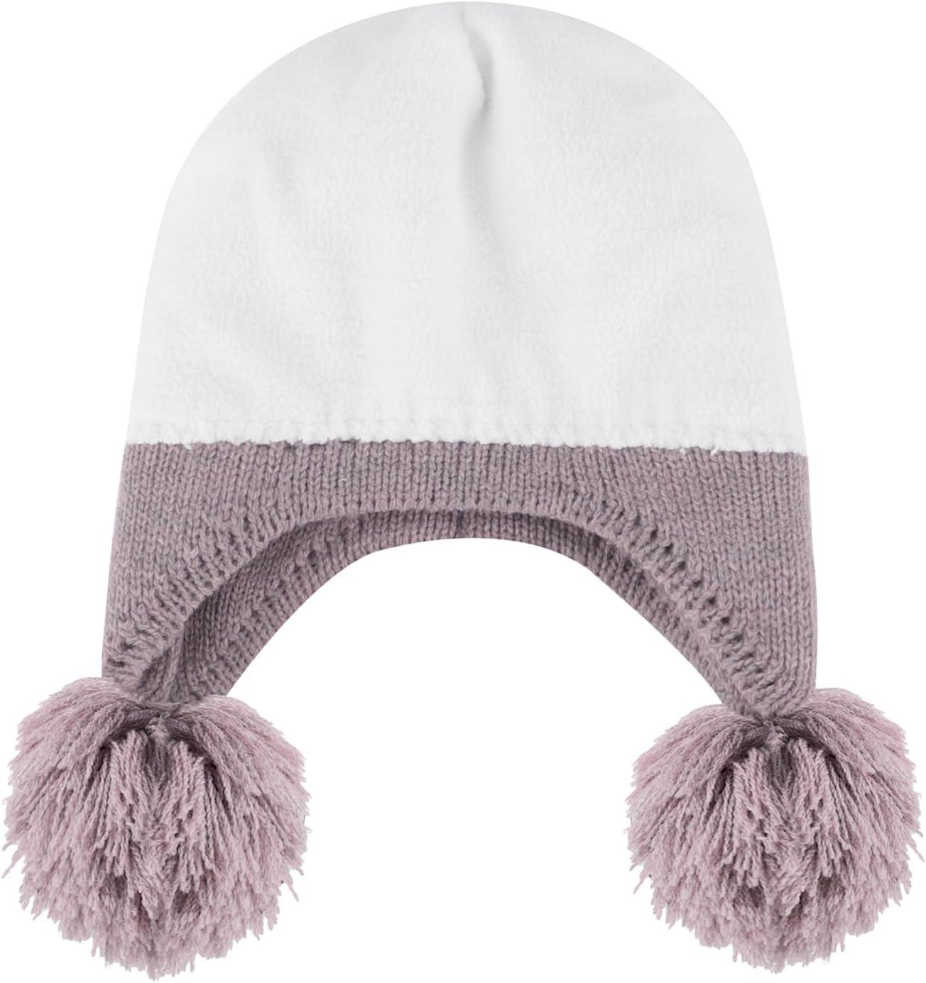 Yellow Bucket Hat LA CARRIE Women's Faux Russian Cossack Pompom Cap For Winter Ski Snow Fur Hat