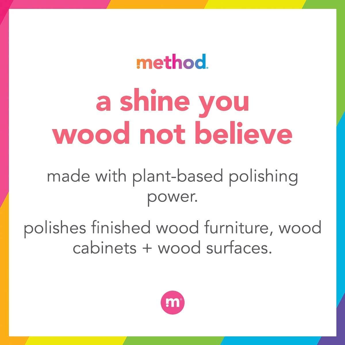 Method Wood Polish, Almond, 14 Ounces, (2 Pack)