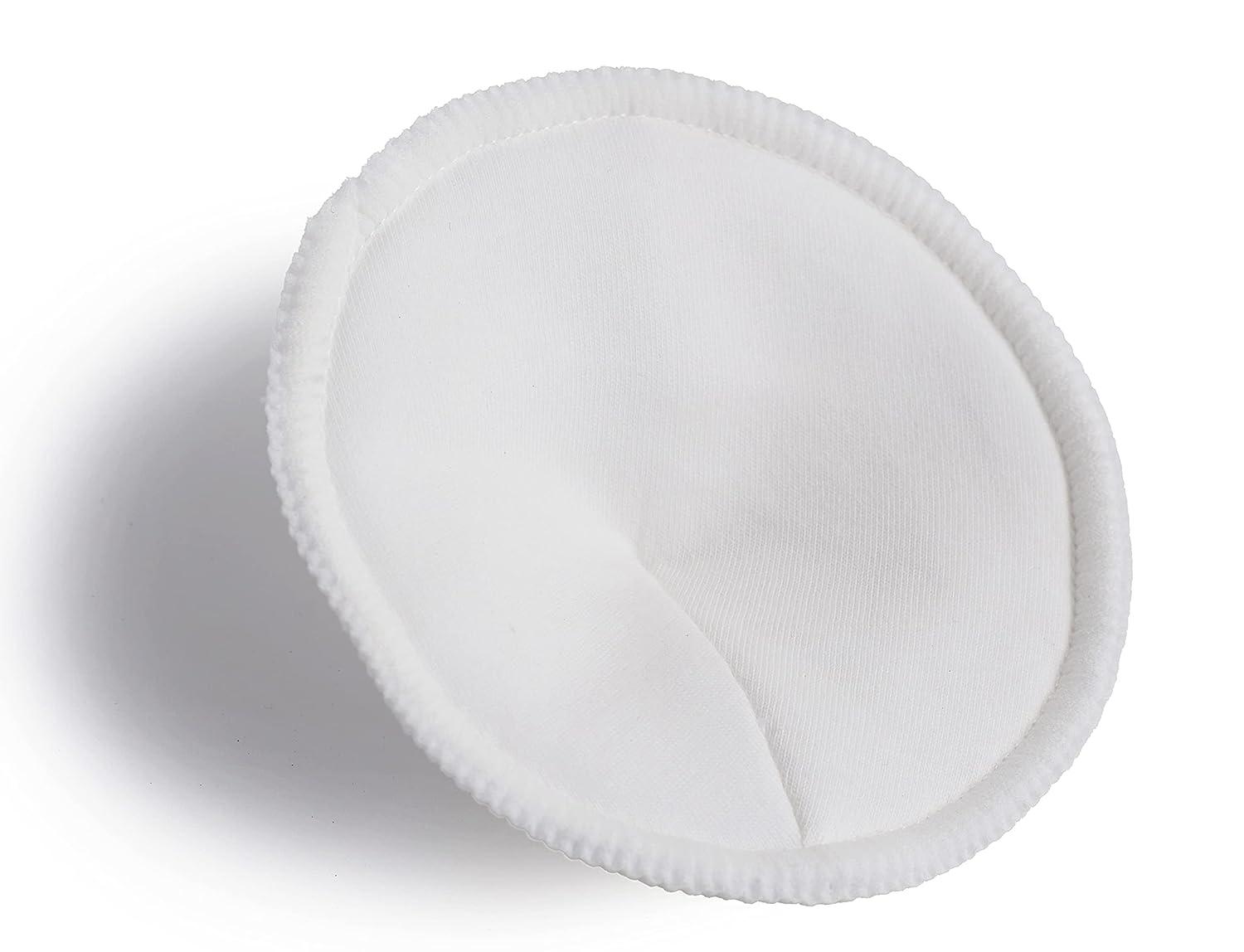 Organic Cotton Washable Nursing Pads PureTree Reusable Breastfeeding Pads 4.5" Diameter (Pack
