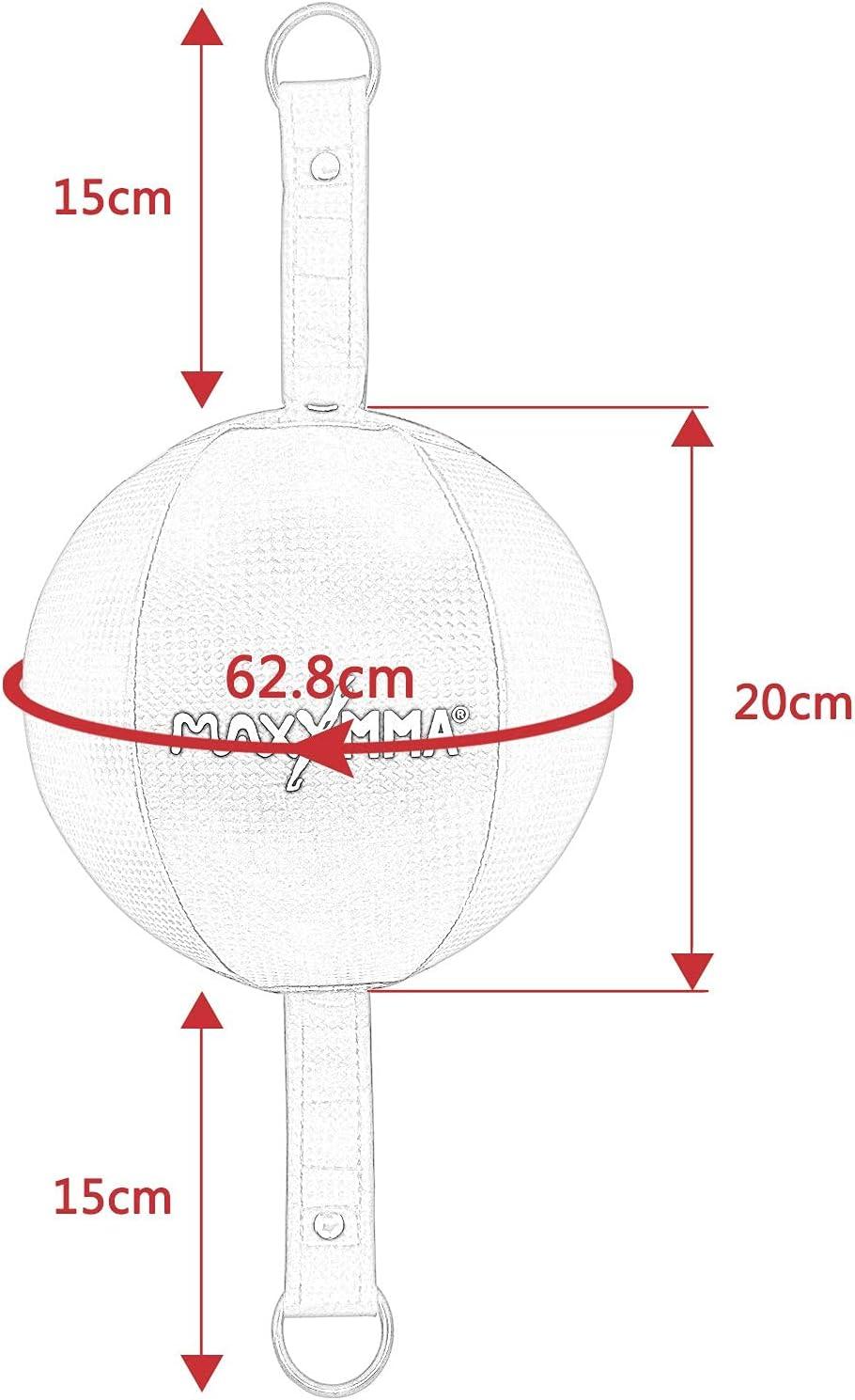 MaxxMMA Double End Ball - Boxing Training Equipment With Pump & Wall Mounts Included