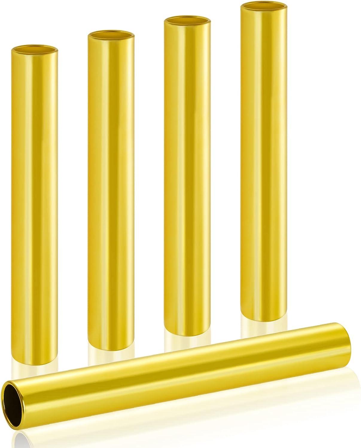 Nydotd 5 Pieces Relay Baton Aluminum Track Field Batons Race Batons