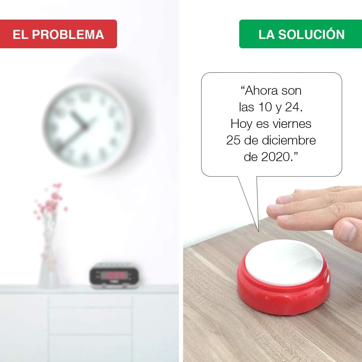 Spanish Talking Clock Reloj Parlante con Voz en Espaol Telling Time