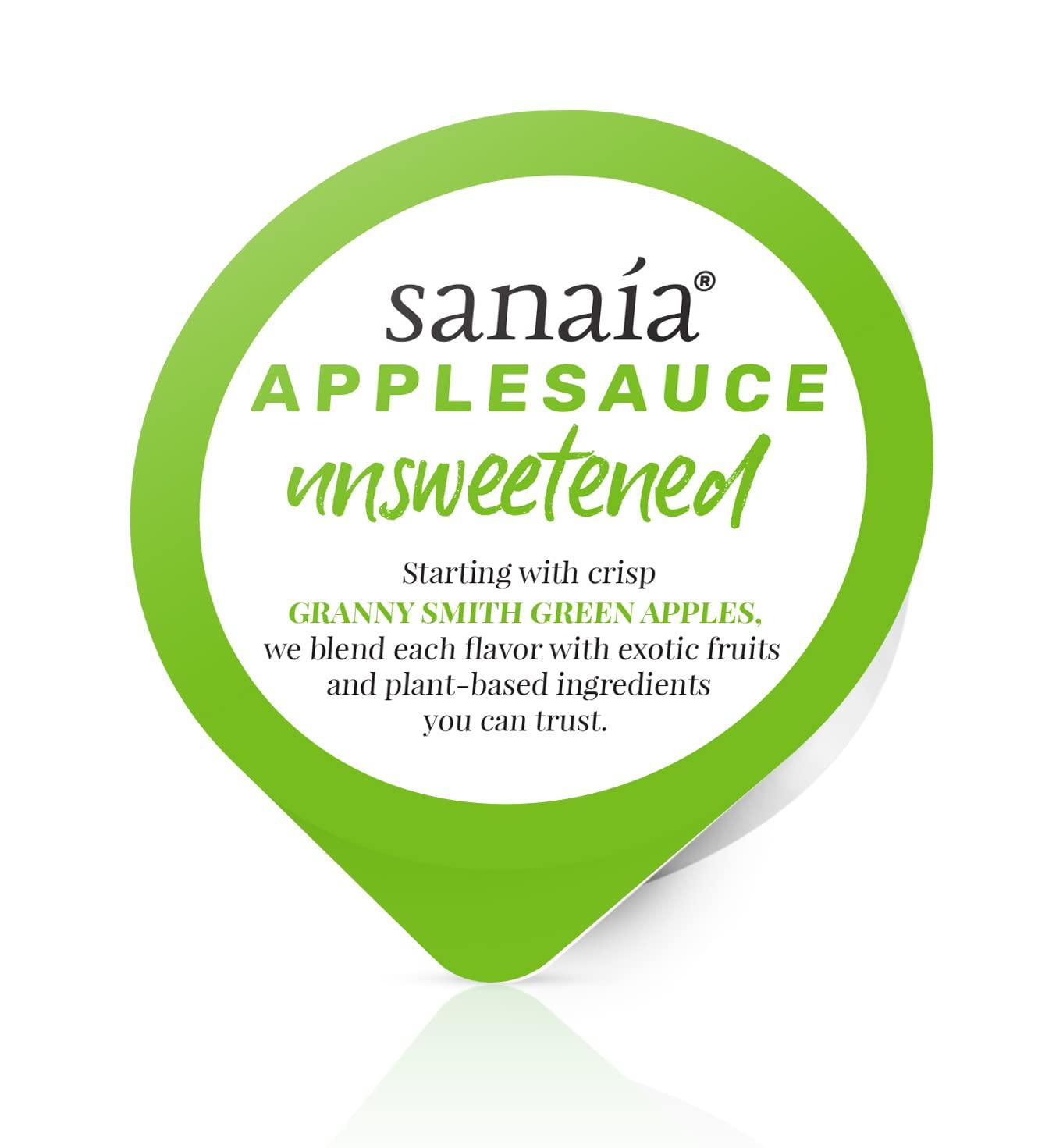 Sanaia Unsweetened Organic Applesauce IslandInspired Snack 4oz