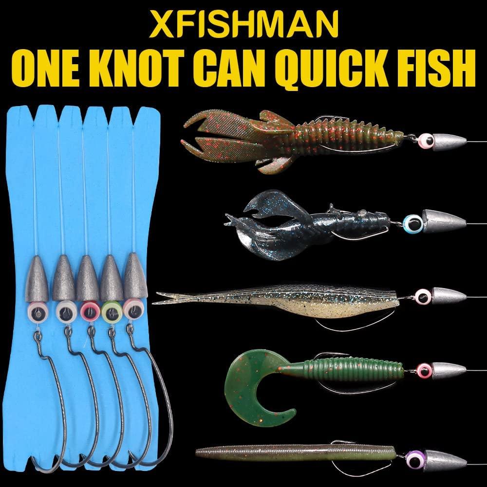 Texas Rig Bass Fishing Leaders Kit - 3/0 Hooks, 1/4 oz Weights - 5pcs | Buy Now with Express International Delivery | GoSupps.com Texas Rig Bass Fishing Leaders Kit - 3/0 Hooks, 1/4 oz Weights - 5pcs | Buy Now with Express International Delivery | GoSupps.com