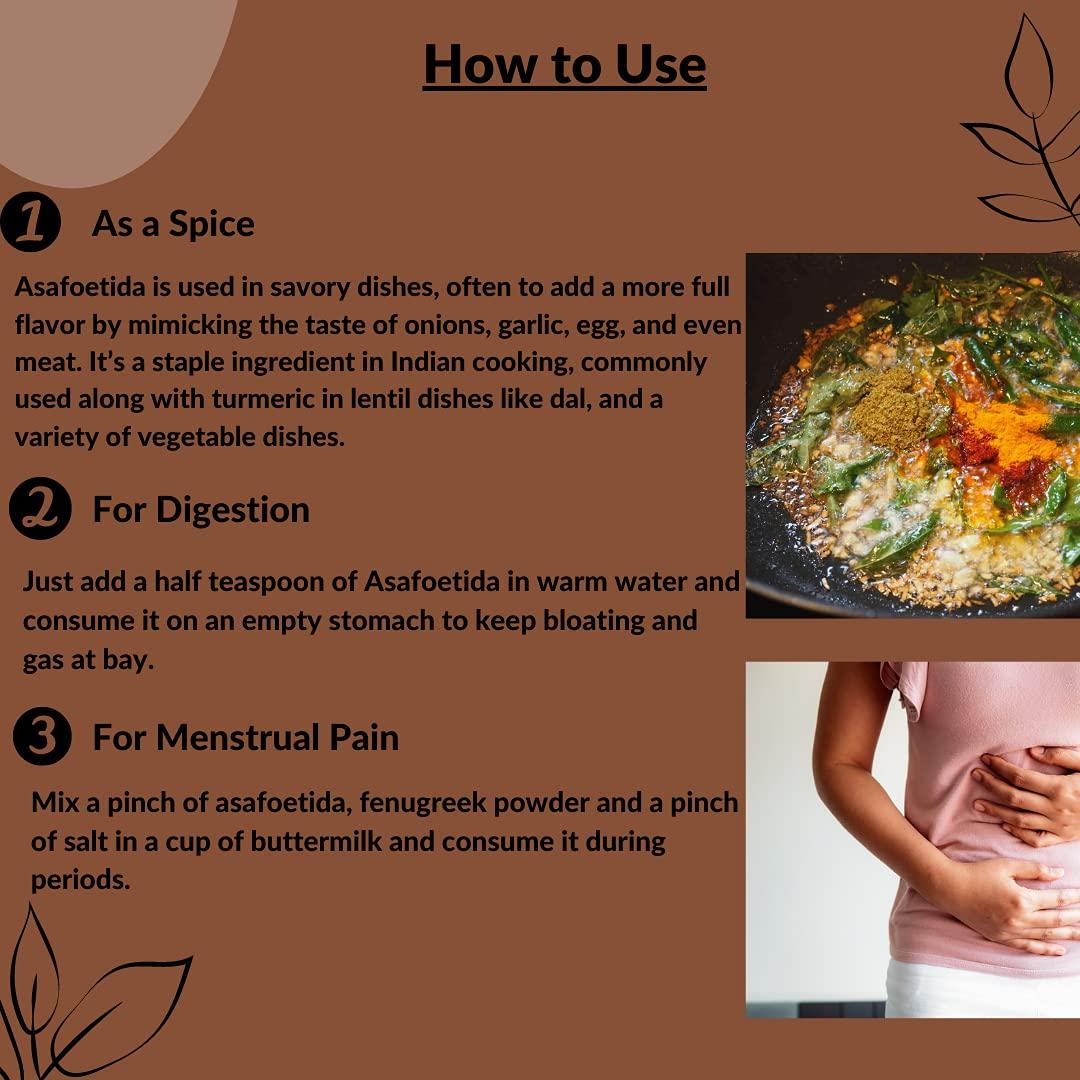 Mi Nature Asafoetida Powder (Hing/Asafetida) 100g 100 Pure & Natural