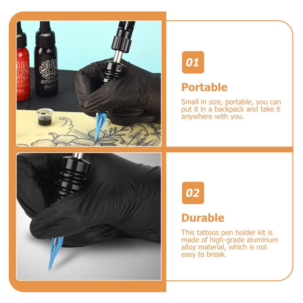 Healeved 1 Set Tattoos Tool Kit Tattoos Pen Holder Multipurpose Tattoos