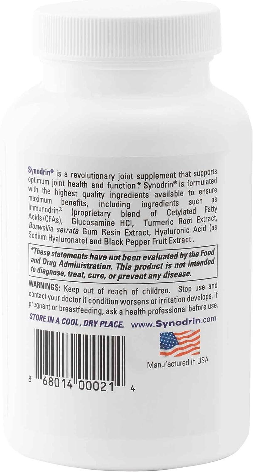 SYNODRIN Triple Action Complete Joint Health Support Supplement with