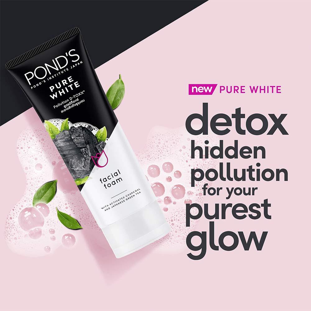 Pond s Pure White Deep Cleansing Brightening Facial Foam 100g